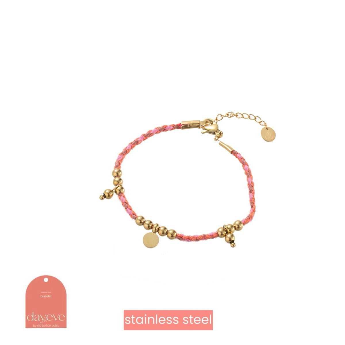 Damen Armband Gold Rosa