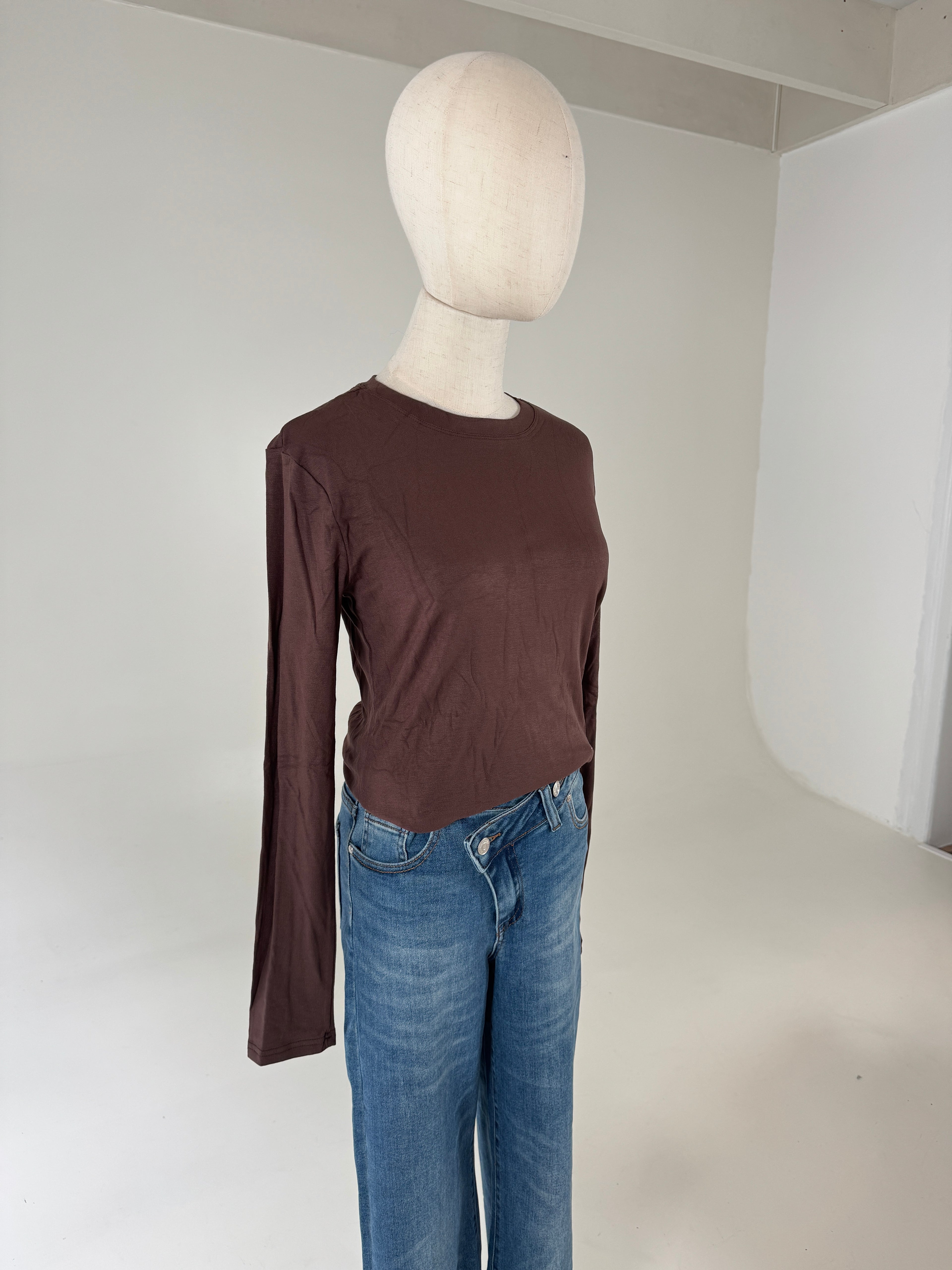 Damen Basic Longsleeve