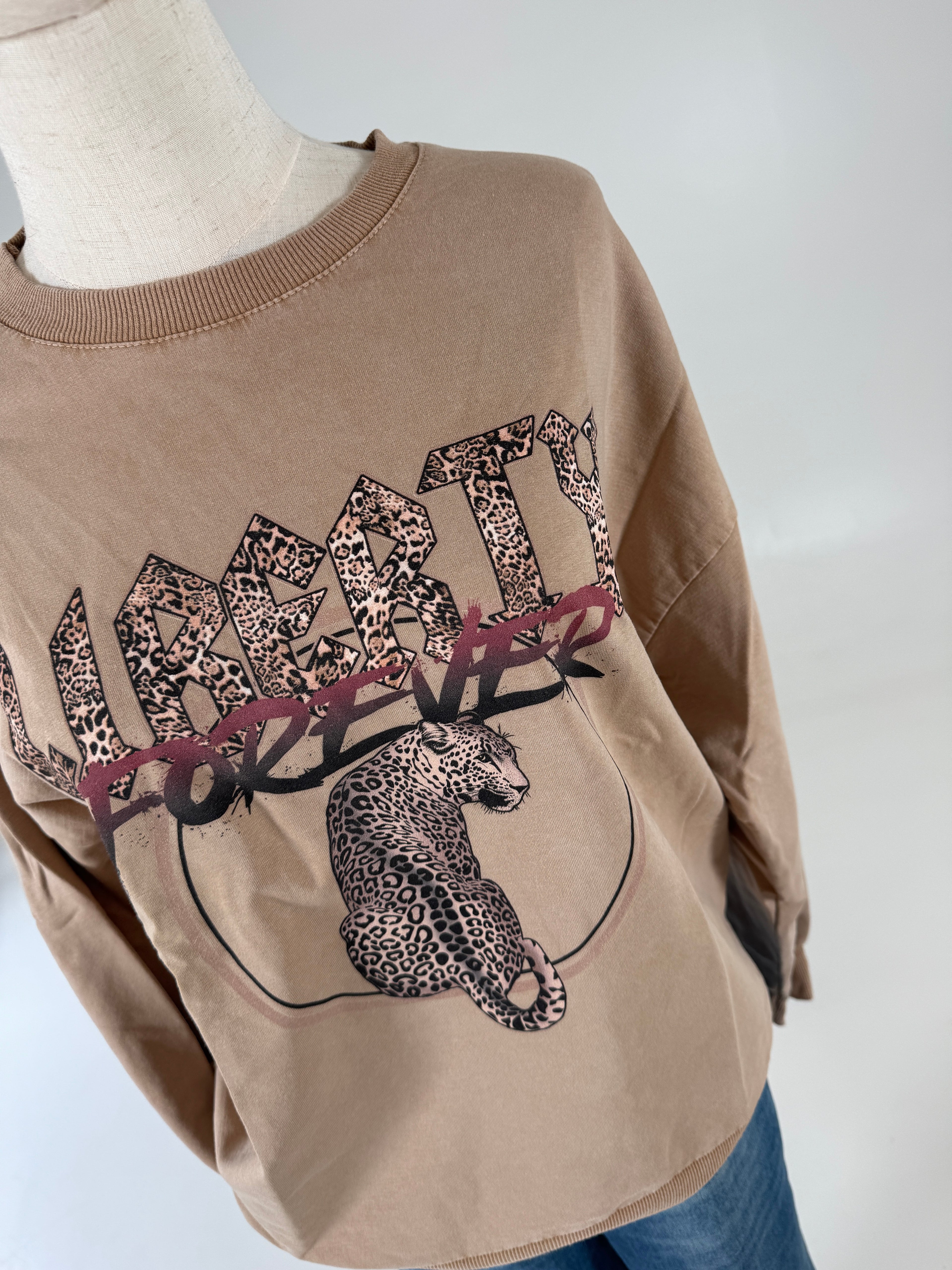 Damen Pullover mit Print Liberty