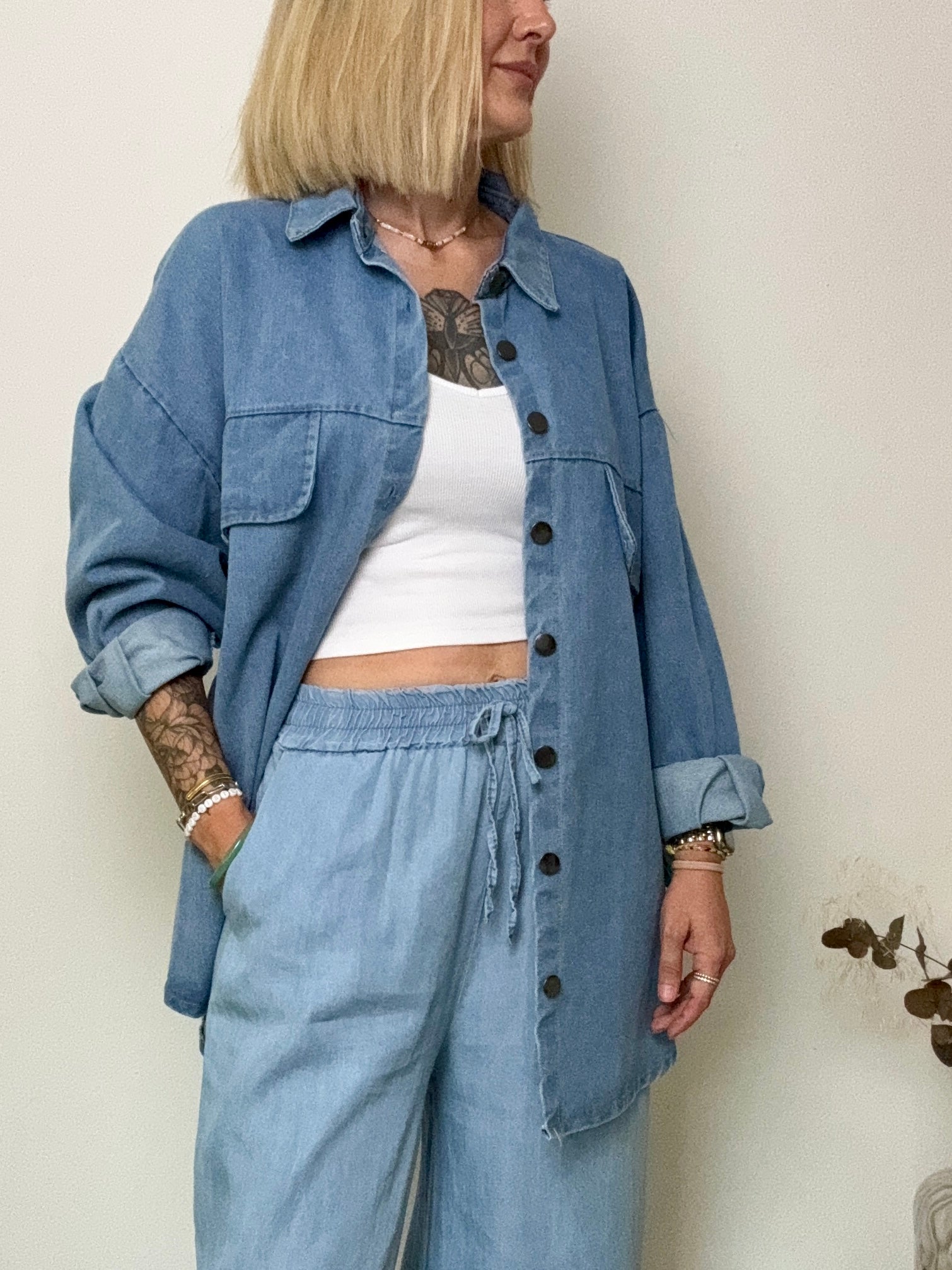 Jeansjacke Oversize