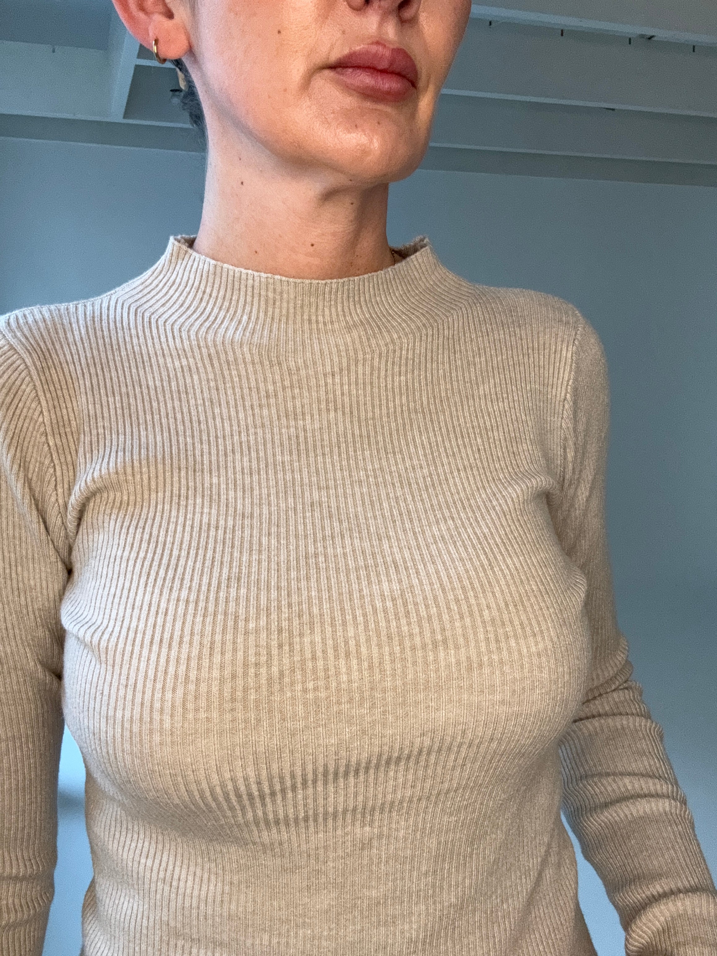 Longsleeve gerippt verschiedene Farben
