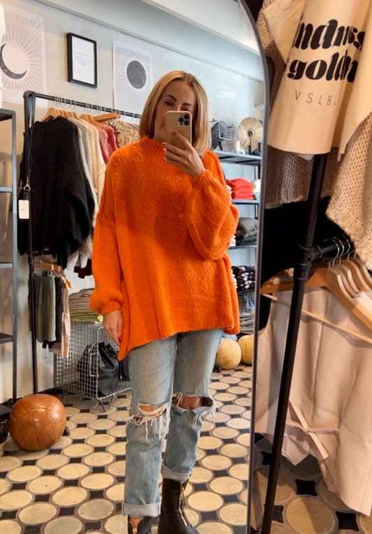 Oversize Strick Pullover Weich