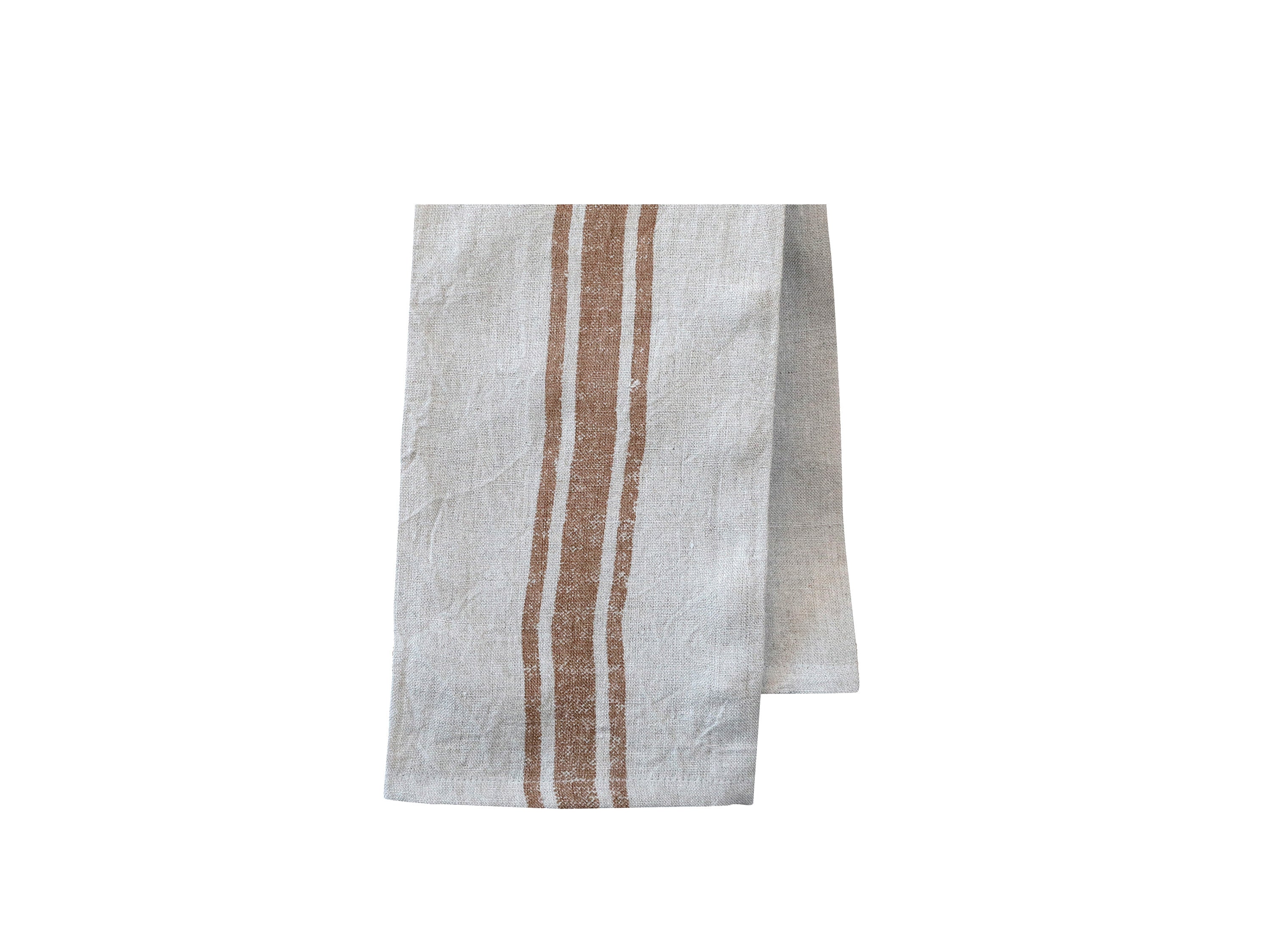 Geschirrtuch Leinen Natur Beige